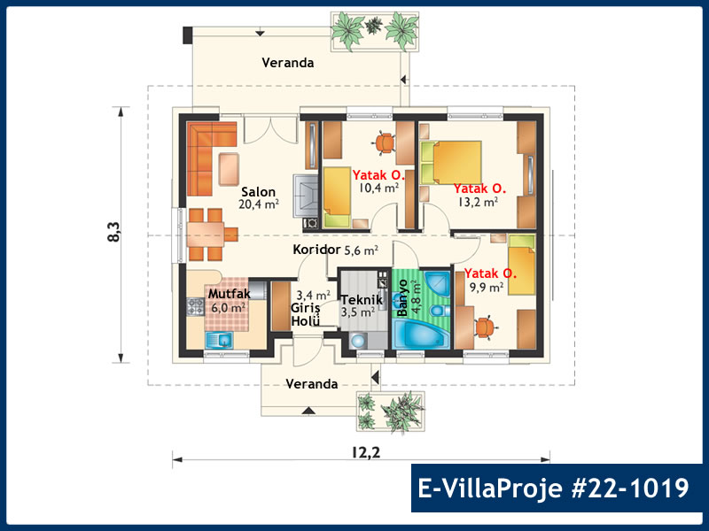 Ev Villa Proje #22 - 1019 Detay 2