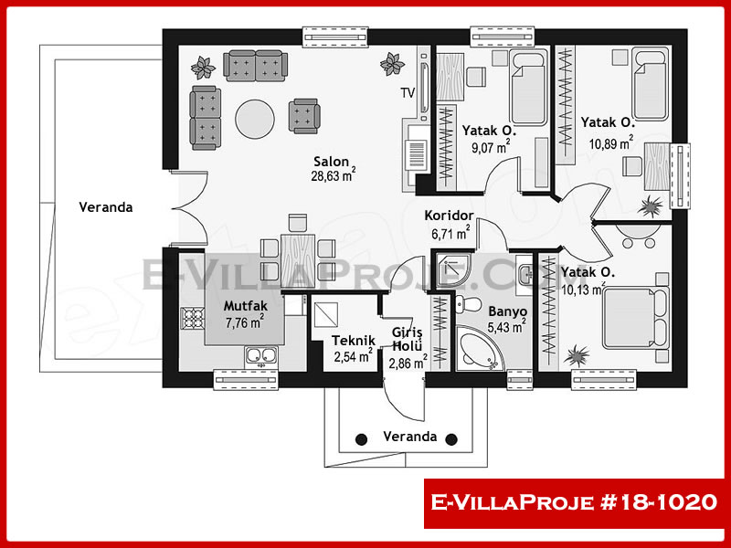 Ev Villa Proje #18 - 1020 Detay 2