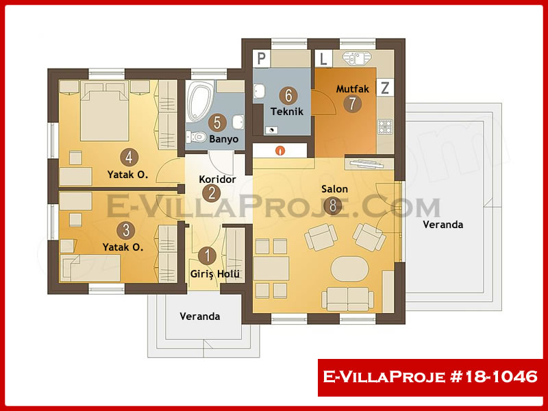 Ev Villa Proje #18 - 1046 Detay 2