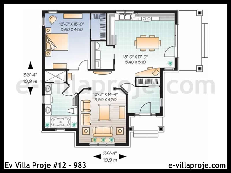 Ev Villa Proje #12 - 983 Detay 2