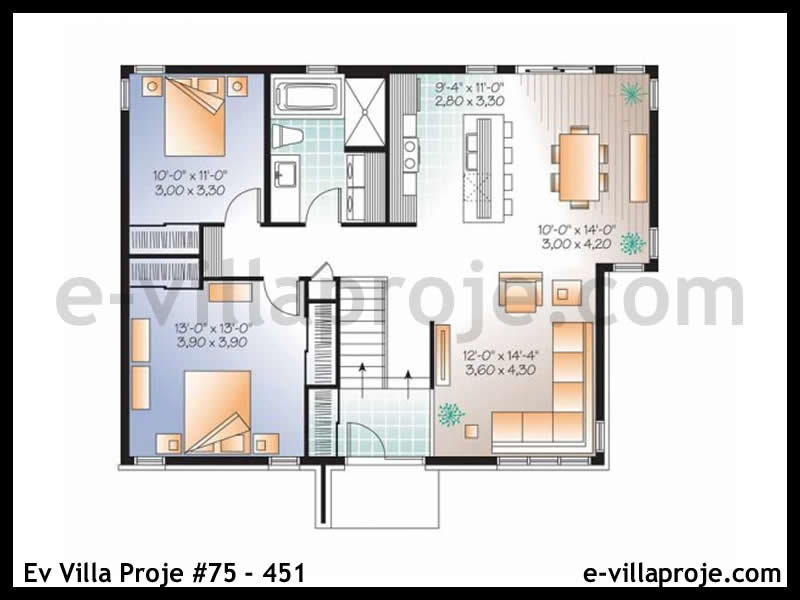 Ev Villa Proje #75 - 451 Detay 2