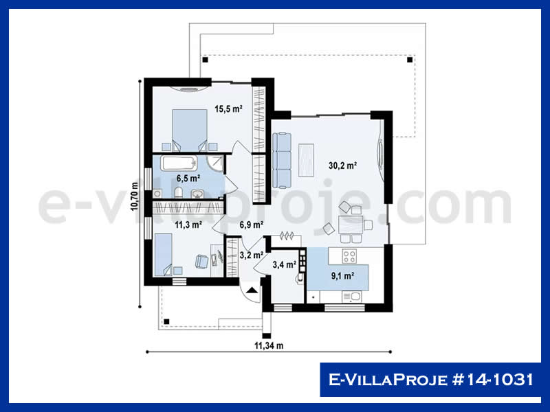 Ev Villa Proje #14 - 1031 Detay 2