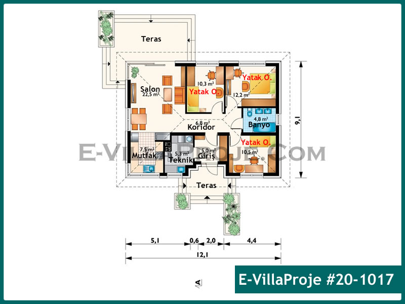 Ev Villa Proje #20 - 1017 Detay 2