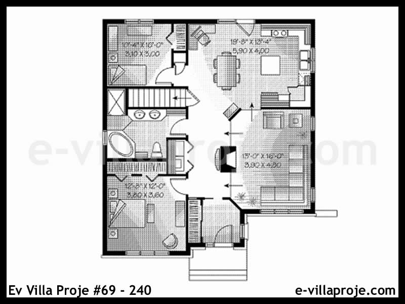Ev Villa Proje #69 - 240 Detay 2