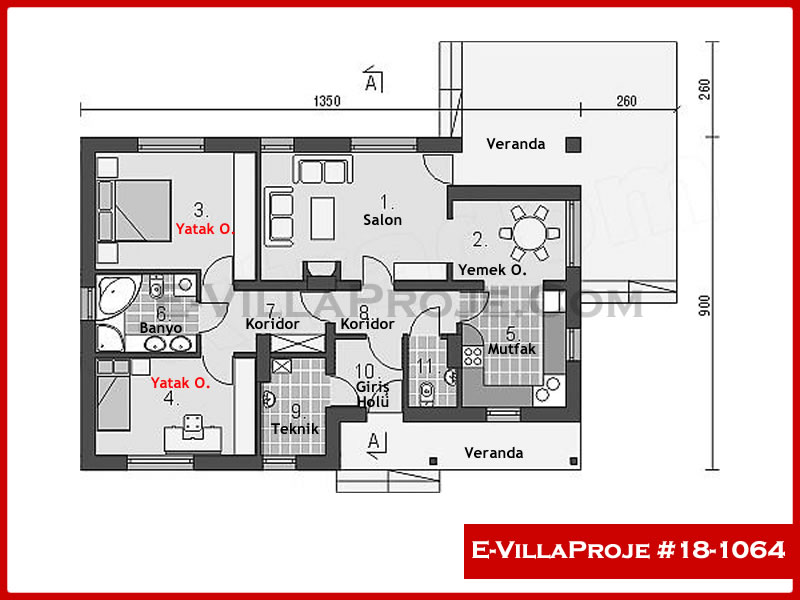 Ev Villa Proje #18 - 1064 Detay 2