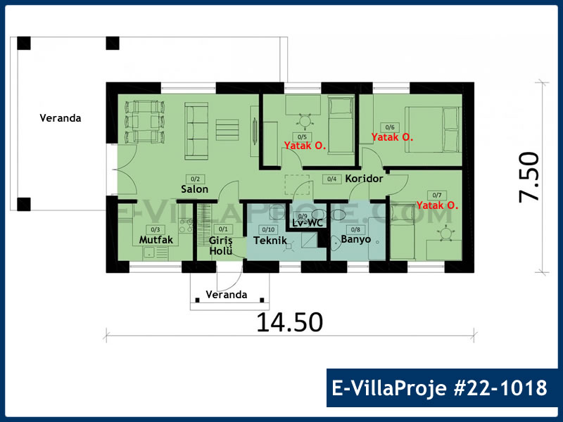 Ev Villa Proje #22 - 1018 Detay 2