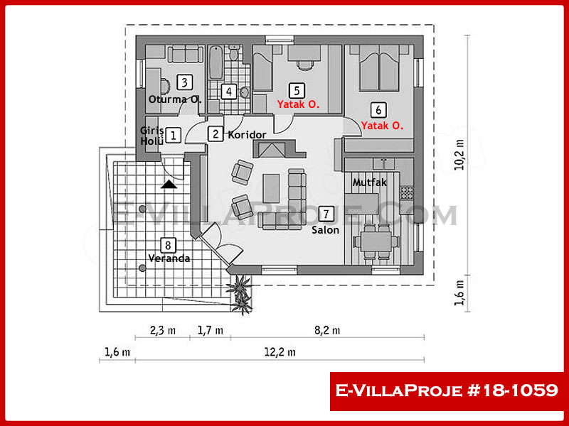 Ev Villa Proje #18 - 1059 Detay 2