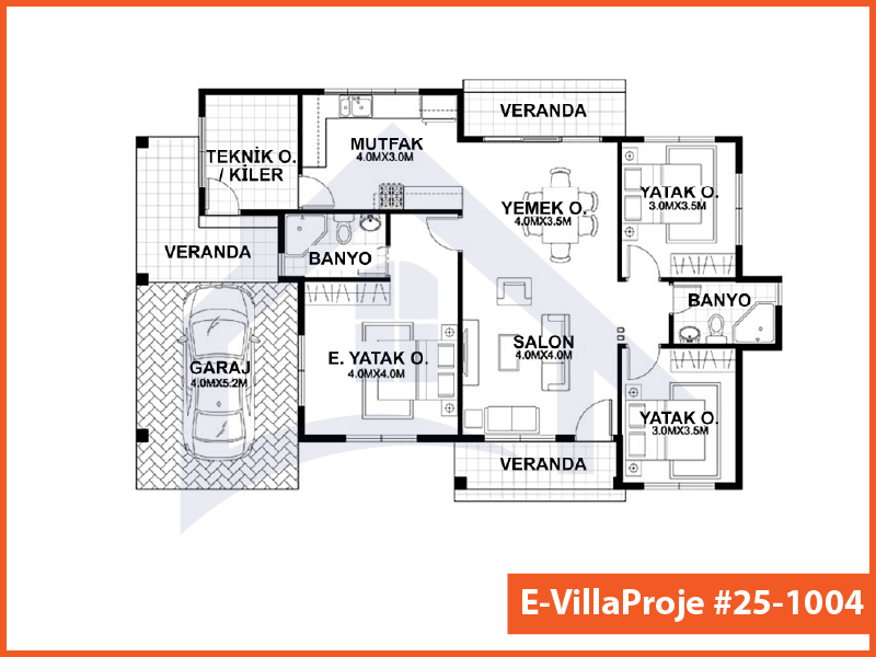 Ev Villa Proje #25 - 1004 Detay 2