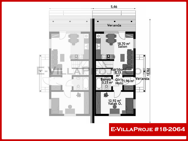 Ev Villa Proje #18 - 2064 Detay 2