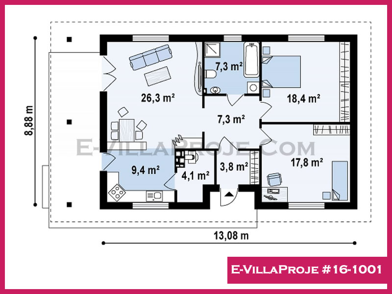 Ev Villa Proje #16 - 1001 Detay 2