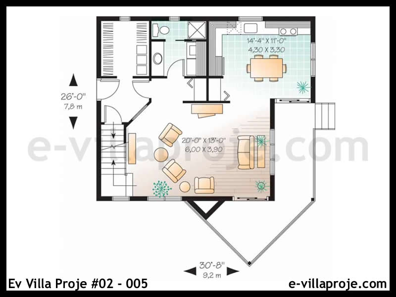 Ev Villa Proje #02 - 005 Detay 2