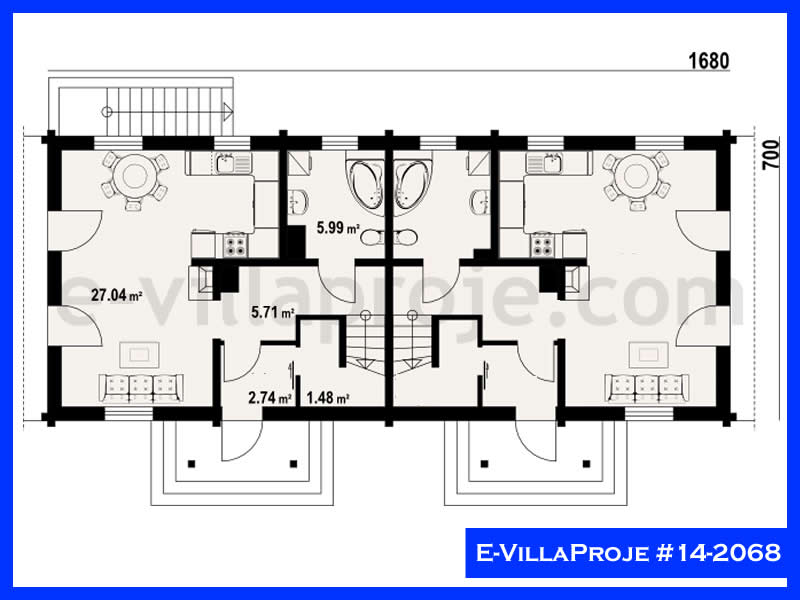 Ev Villa Proje #14 - 2068 Detay 2