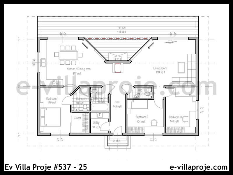Ev Villa Proje #537 - 25 Detay 2