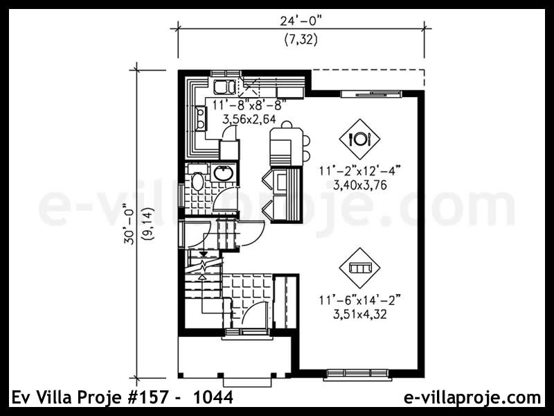 Ev Villa Proje #157 - 1044 Detay 2