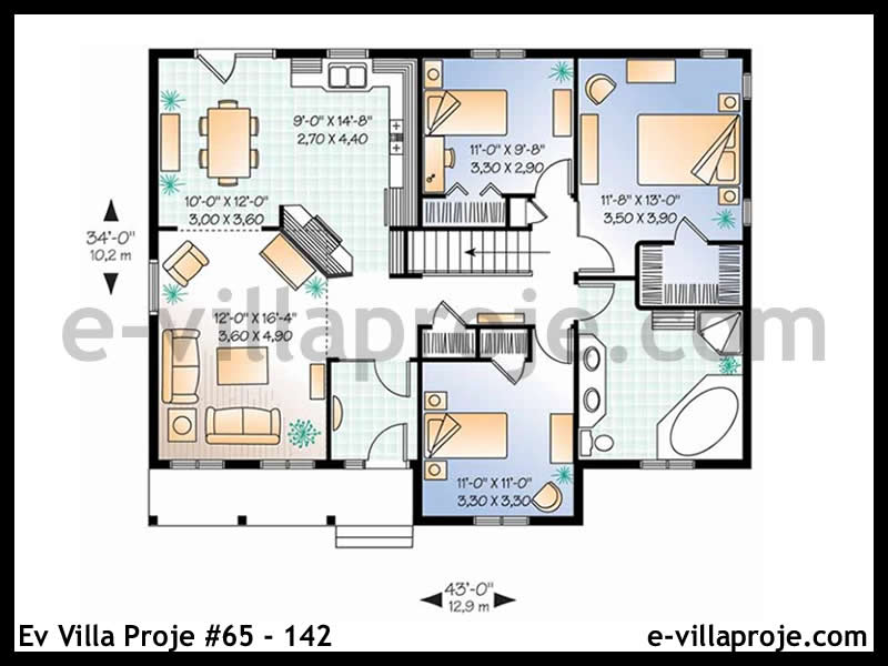 Ev Villa Proje #65 - 142 Detay 2