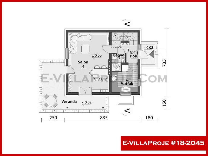 Ev Villa Proje #18 - 2045 Detay 2