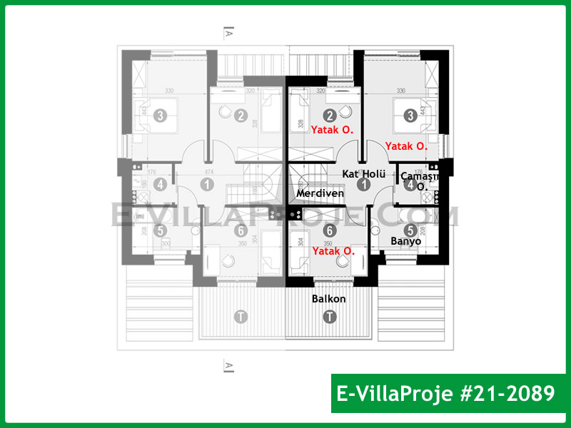 Ev Villa Proje #21 - 2089 Detay 3