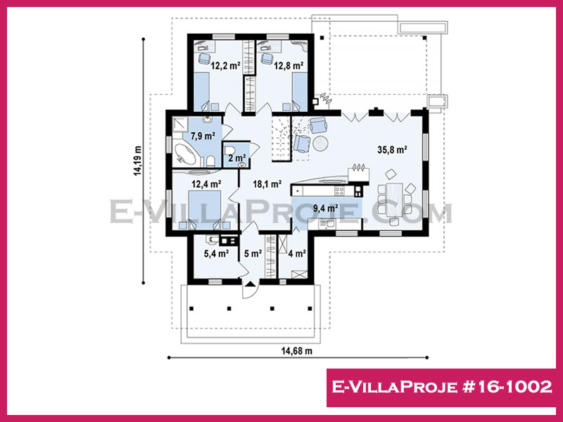 Ev Villa Proje #16 - 1002 Detay 2