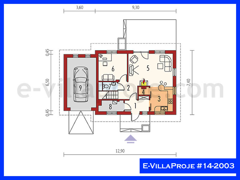 Ev Villa Proje #14 - 2003 Detay 2