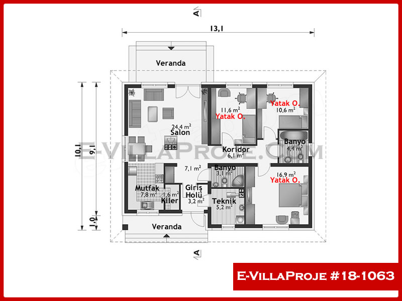 Ev Villa Proje #18 - 1063 Detay 2
