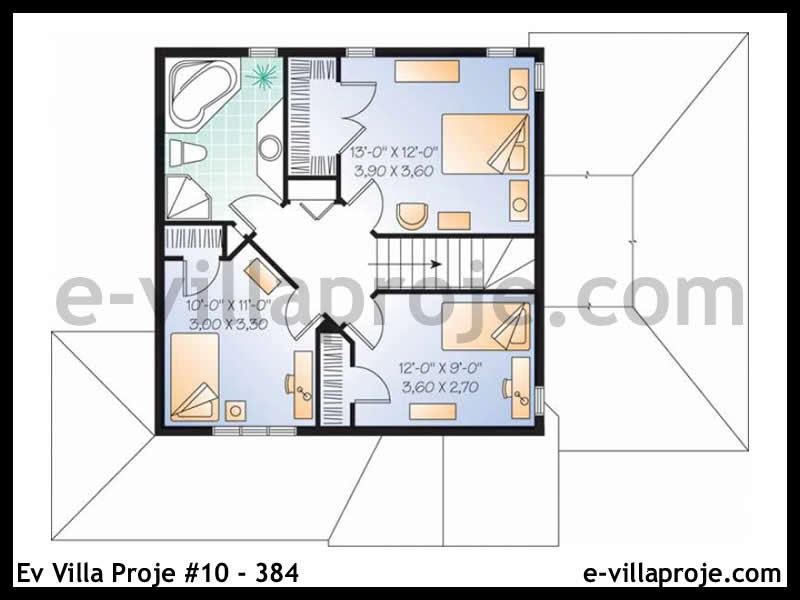Ev Villa Proje #10 - 384 Detay 3
