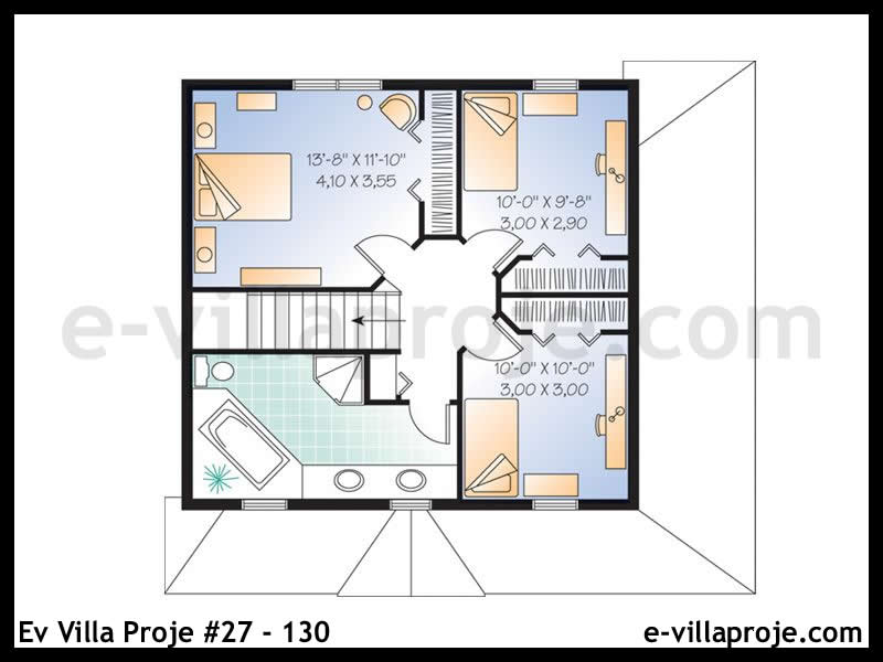 Ev Villa Proje #27 - 130 Detay 3