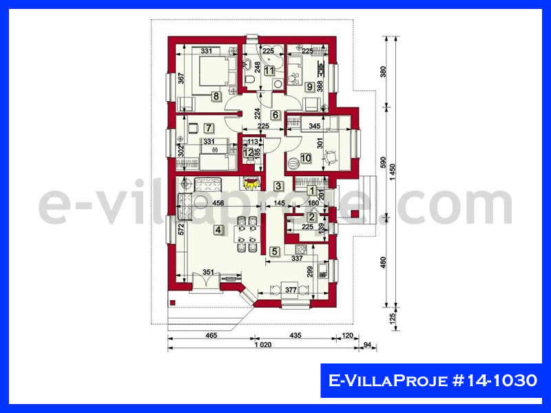 Ev Villa Proje #14 - 1030 Detay 2