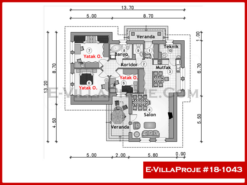 Ev Villa Proje #18 - 1043 Detay 2