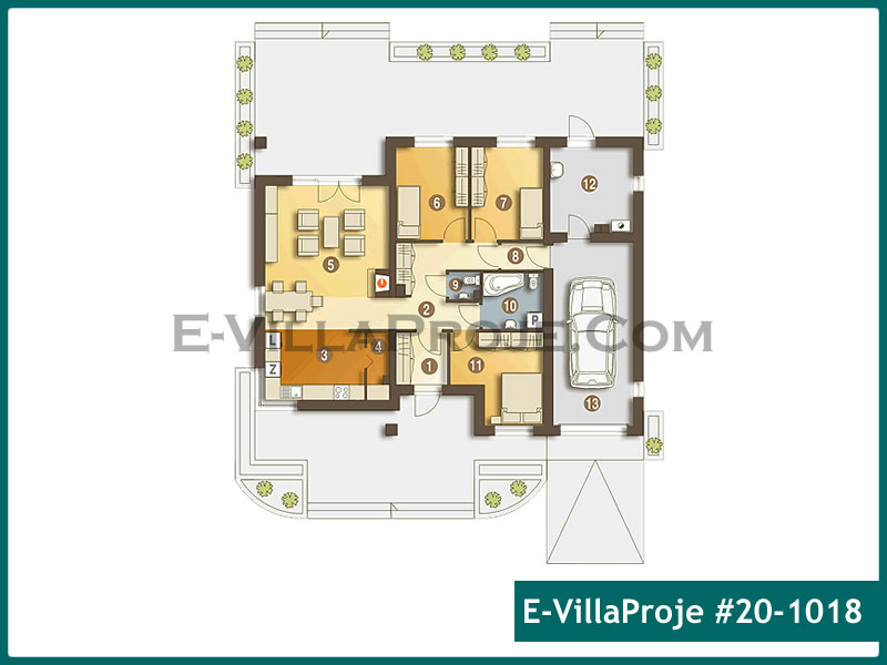 Ev Villa Proje #20 - 1018 Detay 2