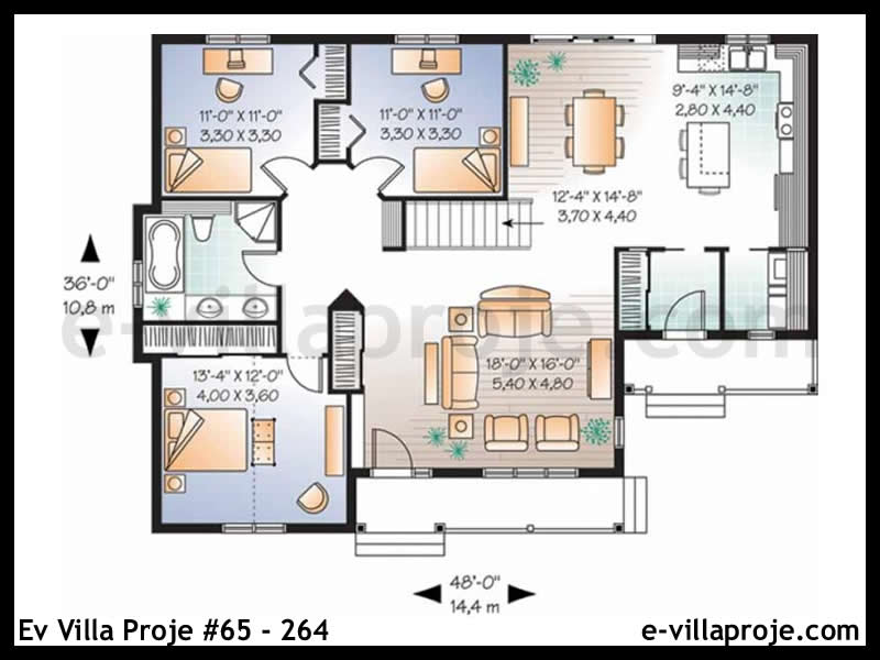 Ev Villa Proje #65 - 264 Detay 2