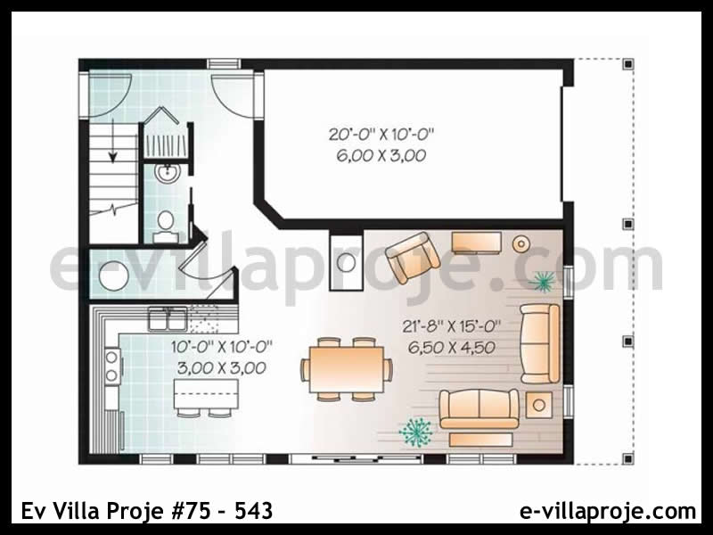 Ev Villa Proje #75 â- 543 Detay 2