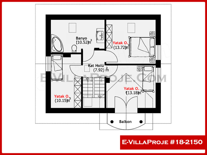Ev Villa Proje #18 - 2150 Detay 3