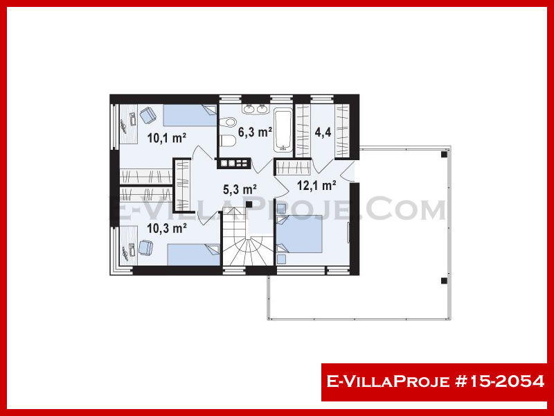 Ev Villa Proje #15 - 2054 Detay 3