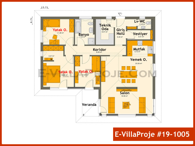 Ev Villa Proje #19 - 1005 Detay 2
