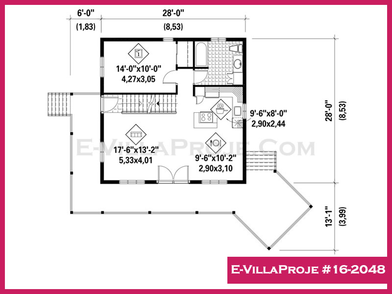 Ev Villa Proje #16 - 2048 Detay 2