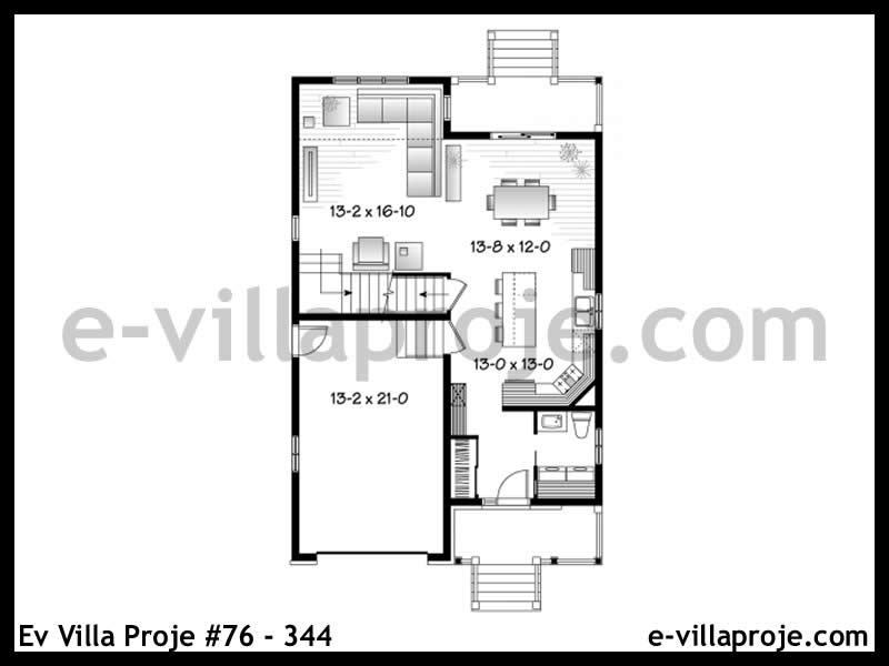 Ev Villa Proje #76 - 344 Detay 2