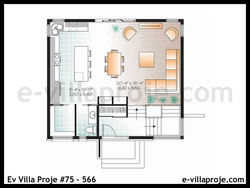 Ev Villa Proje #75 - 566 Detay 2