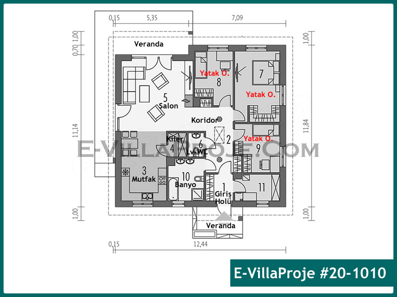 Ev Villa Proje #20 - 1010 Detay 2