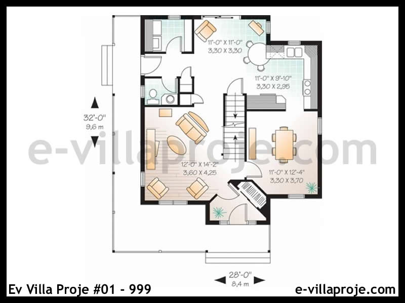 Ev Villa Proje #01 - 999 Detay 2