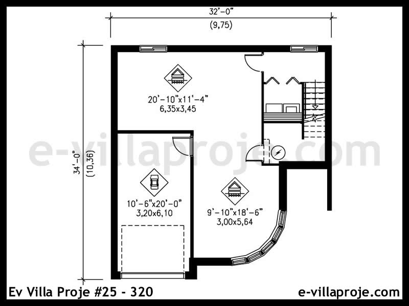 Ev Villa Proje #25 - 320 Detay 3