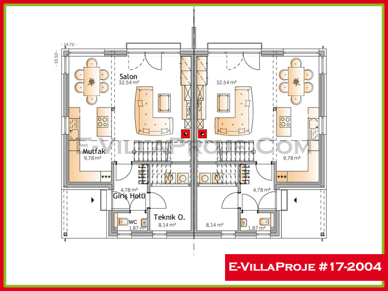 Ev Villa Proje #17 - 2004 Detay 2