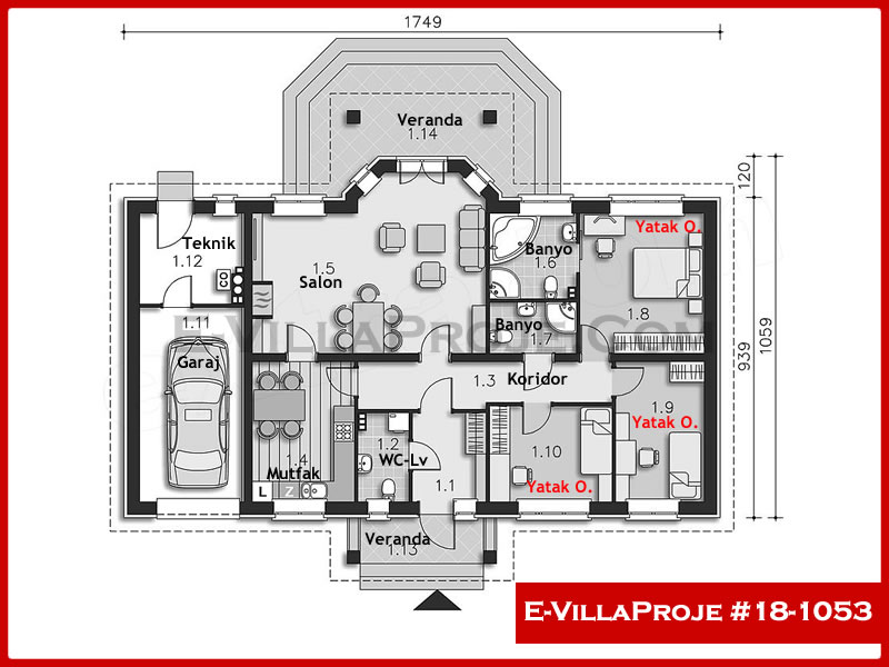 Ev Villa Proje #18 - 1053 Detay 2