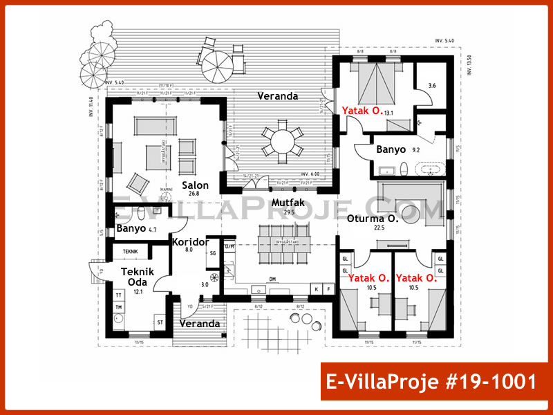 Ev Villa Proje #19 - 1001 Detay 2