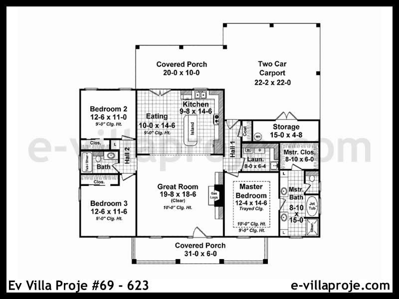 Ev Villa Proje #69 - 623 Detay 2