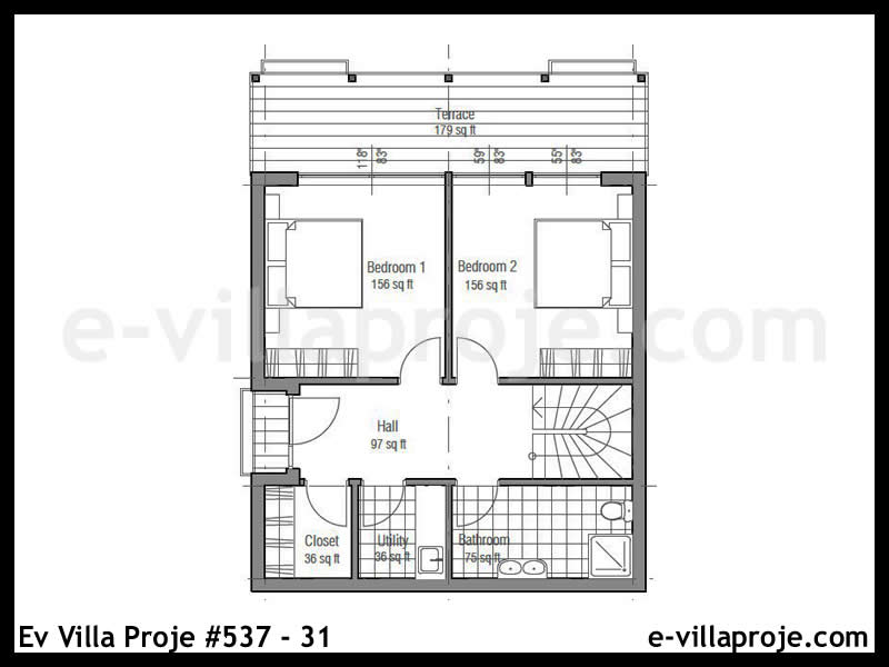 Ev Villa Proje #537 - 31 Detay 2