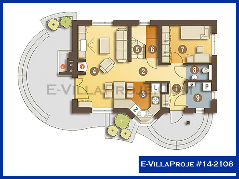 Ev Villa Proje #14 - 2108 Detay 2