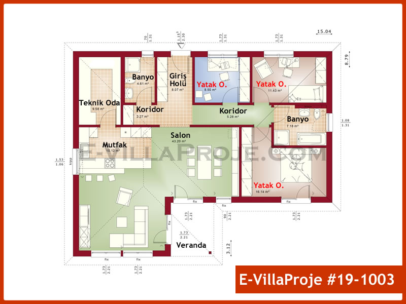 Ev Villa Proje #19 - 1003 Detay 2