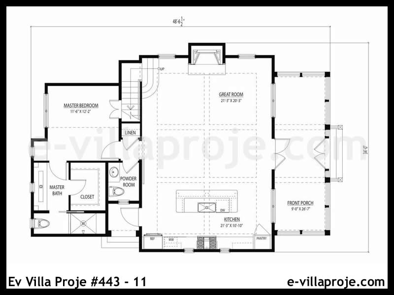 Ev Villa Proje #443 - 11 Detay 2