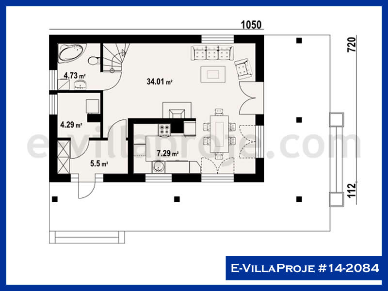 Ev Villa Proje #14 - 2084 Detay 2