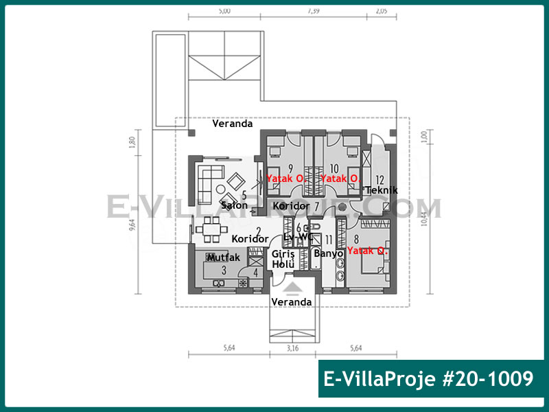 Ev Villa Proje #20 - 1009 Detay 2